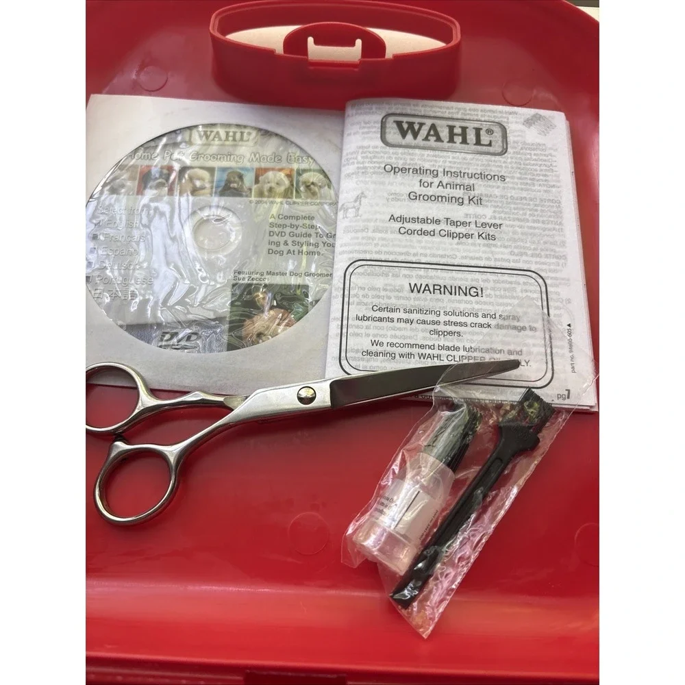 Wahl Deluxe U-Clip  Professional Animal Clippers Dog Pet Grooming Kit